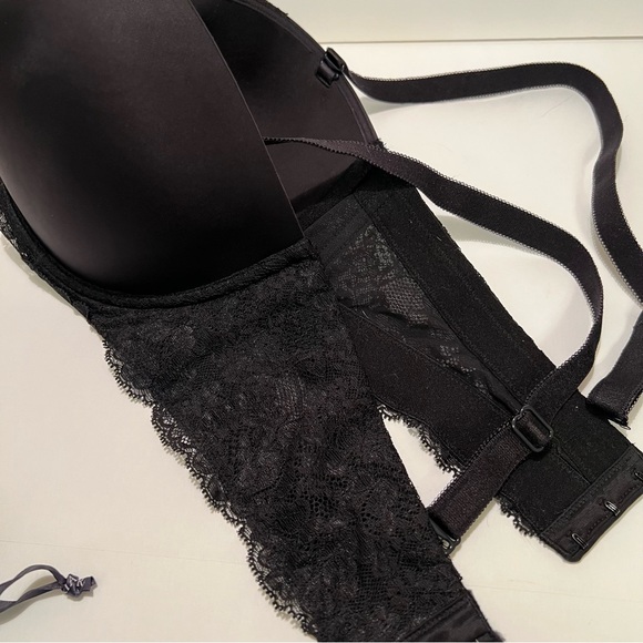 Victorias Secret, 36DD, Dream Angel's Multi-way Strapless Polyvalent Bra, Black - Picture 7 of 11